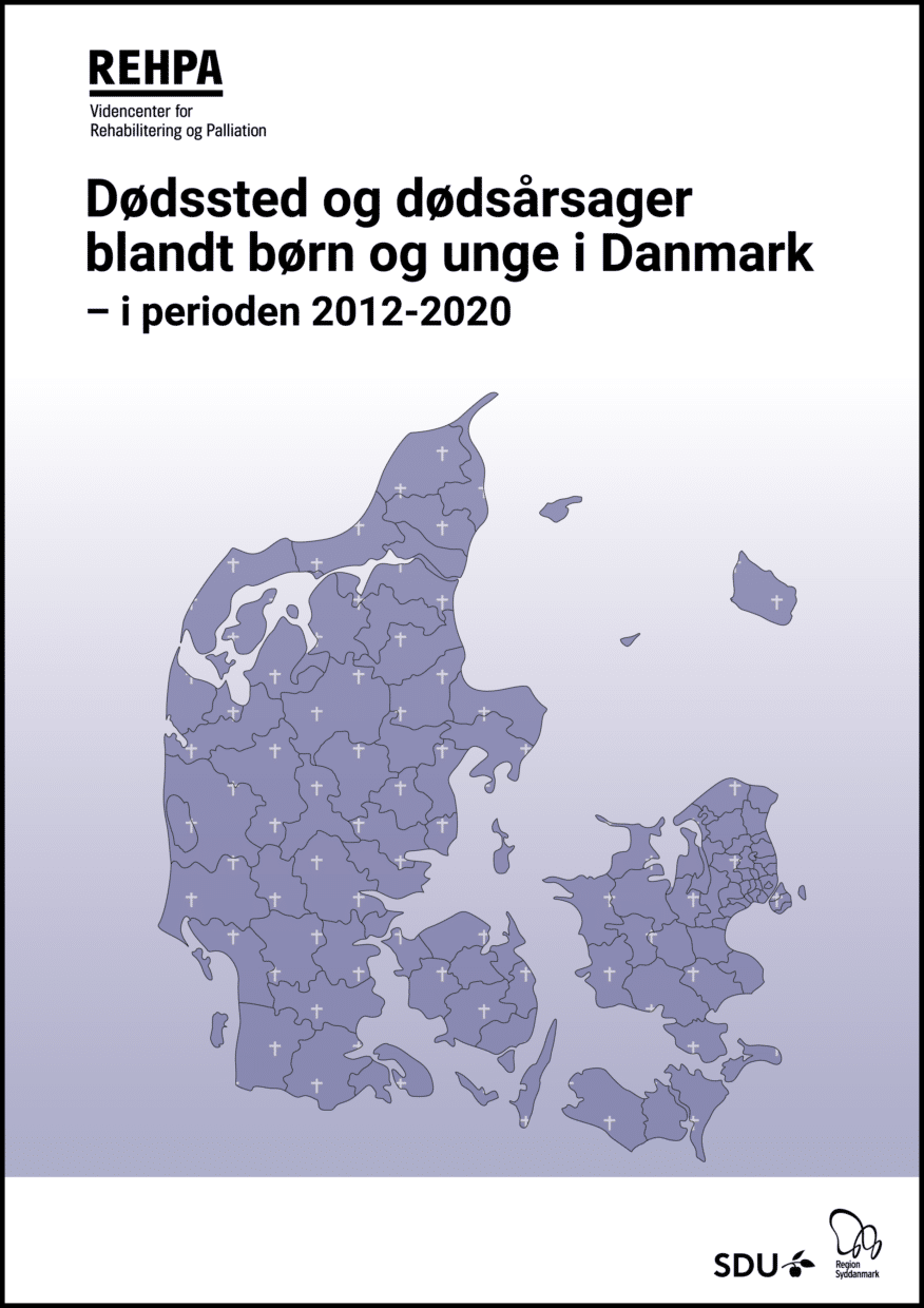 Forside af Dødssted og dødsårsager blandt børn og unge i Danmark - i perioden 2012-2020